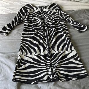 [h&m] zebra print dress size SMALL